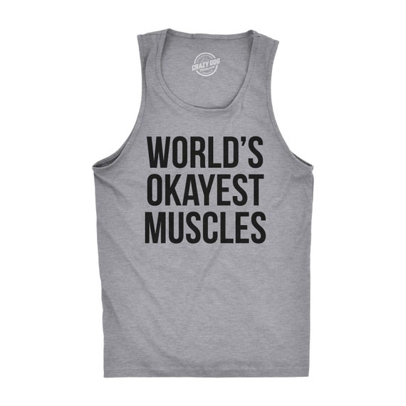 Funny Workout Shirts, Tank Tops With Sayings, Mens Workout Tank