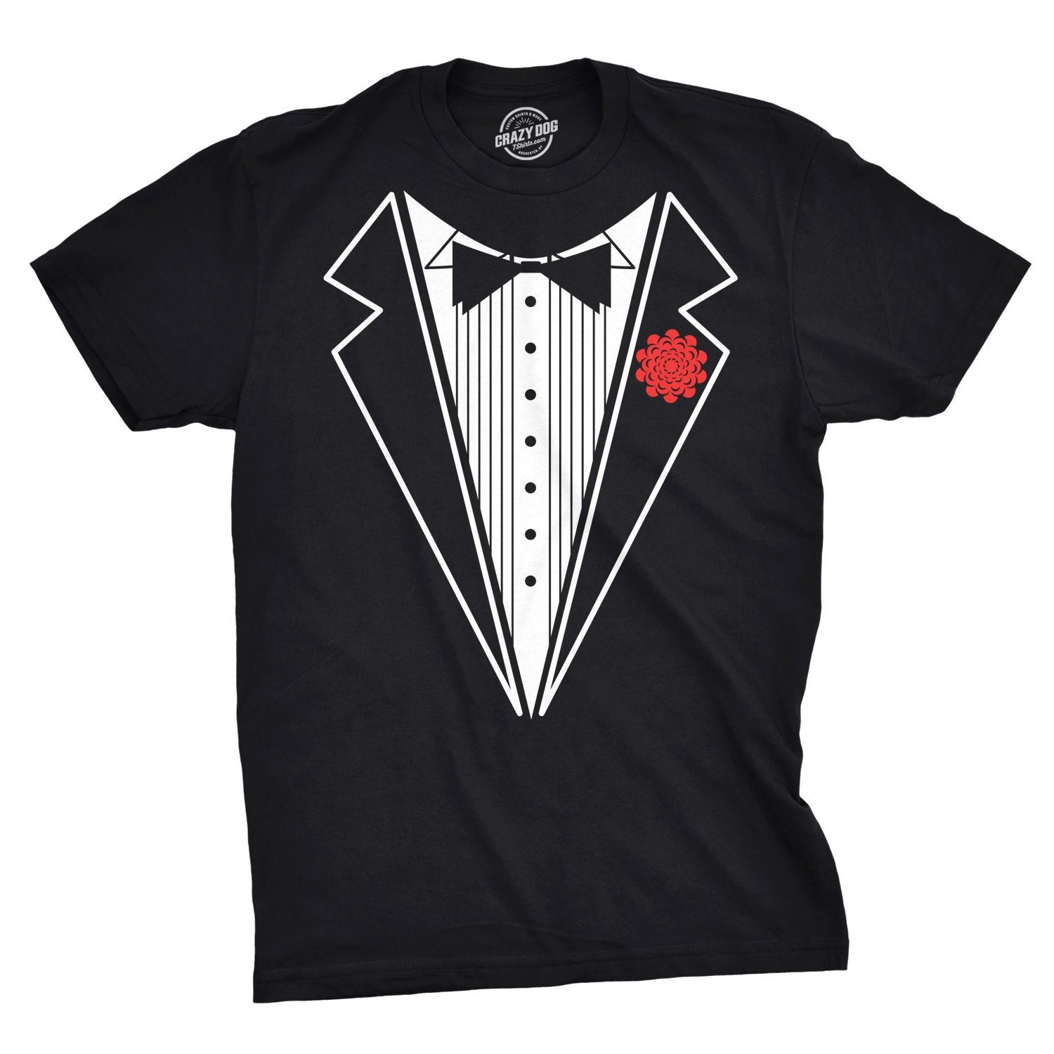 Tuxedo Shirt T-Shirt Tuxedo Shirt T-Shirt