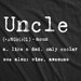 UNCLE Definition Best Uncle Ever Shirt Gift for Uncle Funny - Etsy