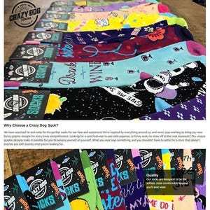 I'm Here You're Welcome Socks, Funny Checker Socks for Men and Women, Birthday Gift, Gag Gift image 8
