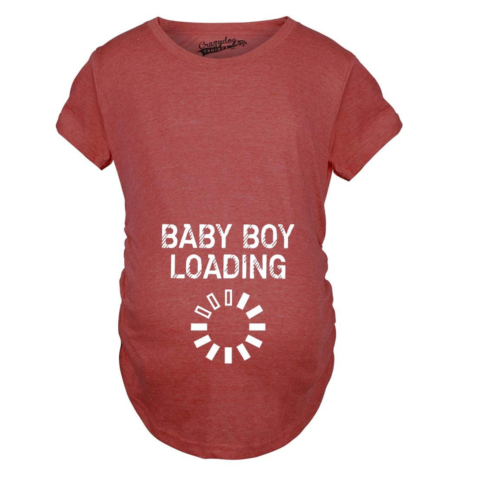 Baby Boy Loading Maternity Graphic Tees Funny Pregnant Shirt Etsy