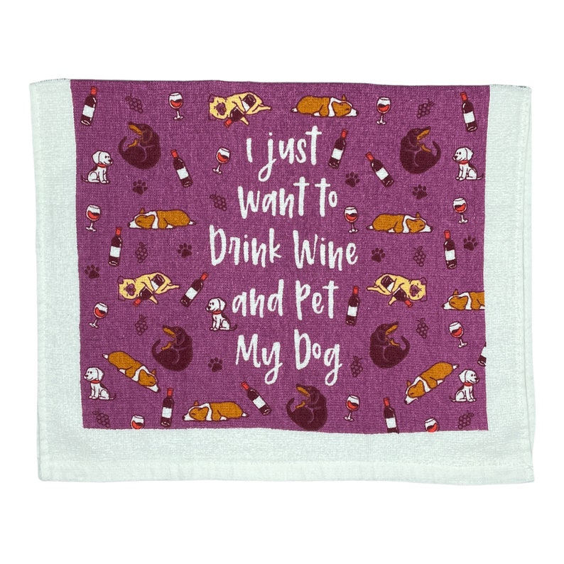 Crazy Dog T-Shirts Tea Towel