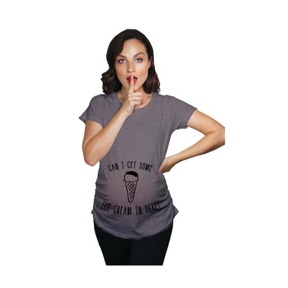 Ice Cream Maternity Shirt Funny Pregnant Shirt Cute 