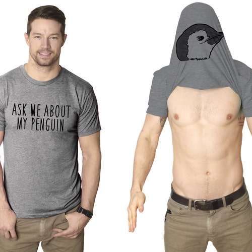 Penguin Funny Shirt Mens 