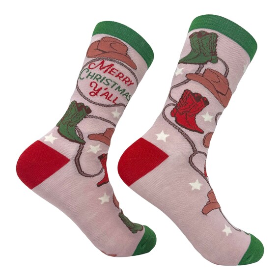 christmas boot socks