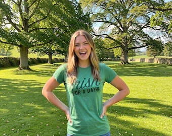 T-shirt met Ierse thema voor een dag: Damesshirt voor St. Patrick's Day