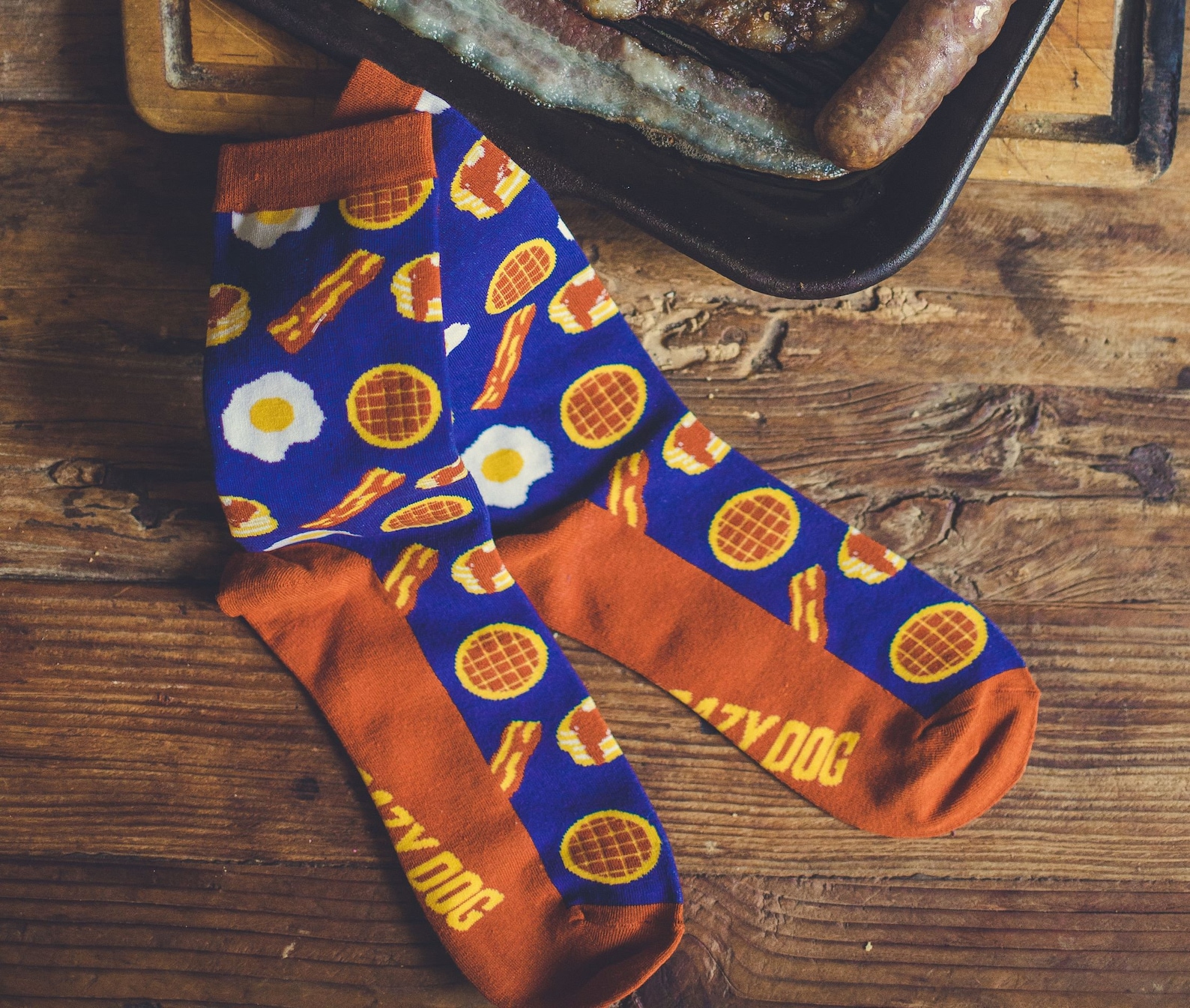 Groomsmen Socks Funny Food Socks Eggs and Bacon Socks Funky Etsy