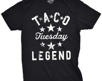 Taco Tuesday Legend Shirt, Funny Foodie Tee