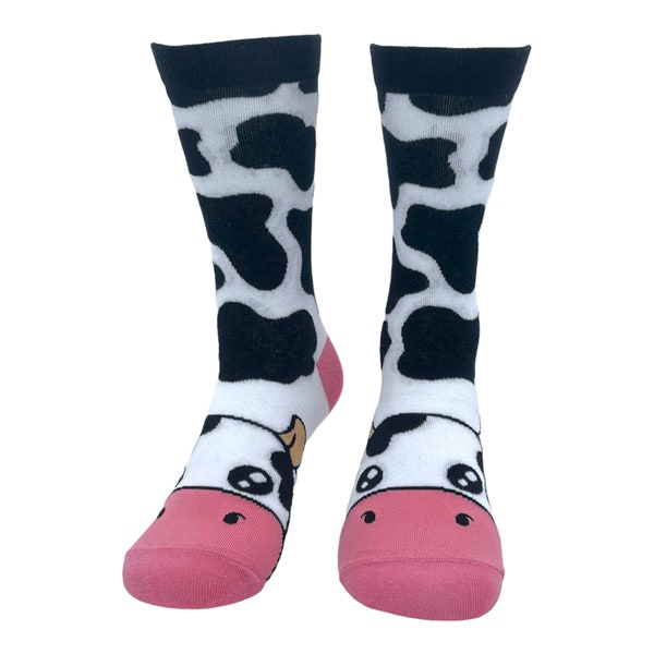 Cow Socks, Womens Farm Animal Socks, Cute Womens Socks,  Novelty Socks, Inappropriate Socks, Funny Socks Women, Cow Lover Socks, Farmer
