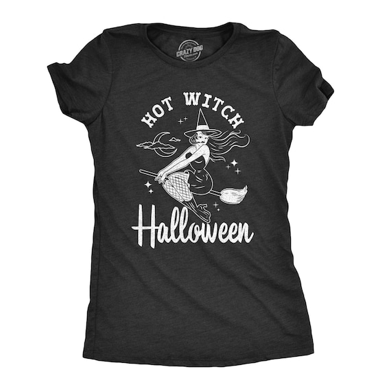 Witch Shirt, Pagan TShirt, Occult Shirt,Hot Witch Halloween, Pinup Halloween, Witch Shirt, Salem Shirts, Vintage Tee, Halloween Shirts Il_570xn