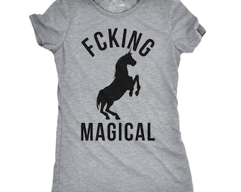 Fcking Magical Unicorn Shirt, Women's Graphic Tee