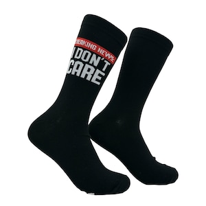 MENS Breaking News, I Don&#39;t Care, Sarcastic Socks, Rude Socks, Work Socks, Crazy Socks, Groomsmen Socks, Funky Socks, Funny Socks