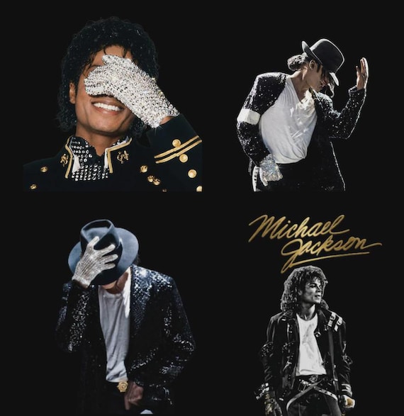 Michael Jackson King of Pop Png Design Halftone MJ Graphic Vintage Style T-Shirt Print Sublimation PNG  Poster JPG Digital Download