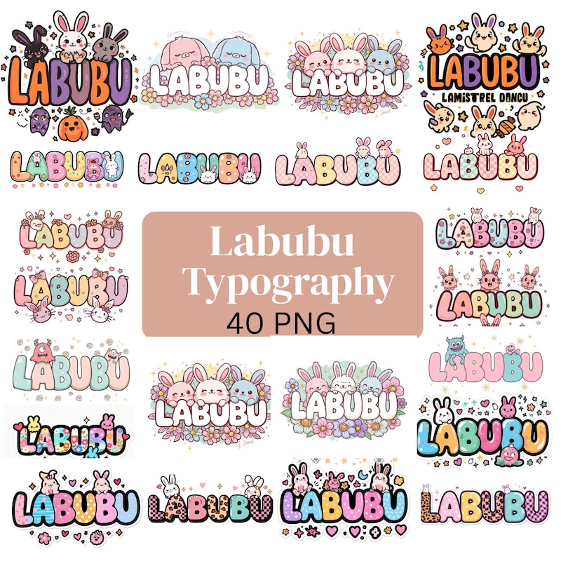 Labubu Letering Labubu Png Transparent - Etsy