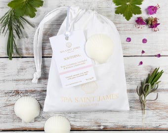 Soothing Aromatherapy Wax Melts, Natural Coconut Wax, Rose Geranium, Lavender, Chamomile 100% Pure Essential Oils