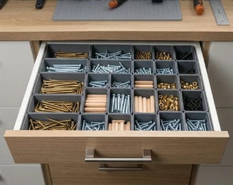 AnySize Parametric Drawer Organizer Customizable