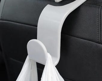 Crochet pour sac d'appui-tête de voiture