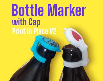 Bottle Cap/Marker V2 - Protect your Drink