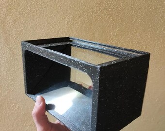3D Hologram Pyramid Projector Box - Smartphone Holographic Display Stand - Desk Decor Tech Gift