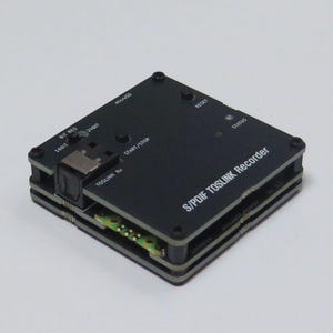 Högupplöst S/PDIF TOSLINK-inspelare, 24-bitars WAV till microSD, plattskyddad enhet