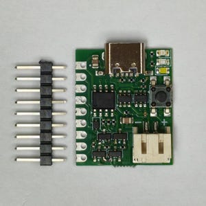 Pico Battery Wing - LiPo-driftskort för Raspberry Pi Pico, USB-C-laddning, kompatibelt med kopplingskort