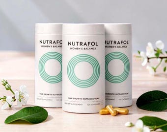 Pack of 3 Nutrafol Women's Balance Supplement - 120Capsules Each Hair Growth Support.