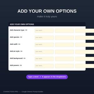 Character Prompt Builder PRO: Consistent AI Characters for Midjourney, Dall-E (Digital Download) image 10