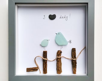Seaglass birds father's day