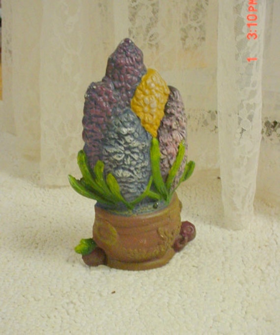 Cast Iron Doorstop Door Stop Vintage Hyacinths Cottage Chic Etsy
