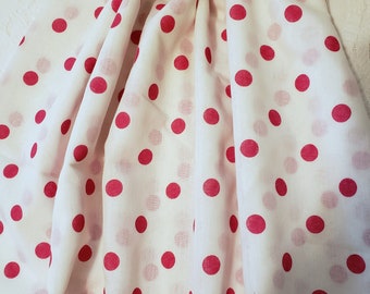 Curtains Polka Dot Rose Dots Farmhouse Cottage Core Shabby Chic