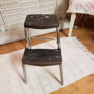 Retro Griswold Step Stool Mid Century Vintage Kitchen Decor Farmhouse ...
