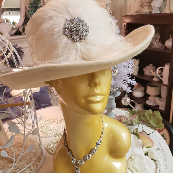 Rhinestone Church Hat - Etsy