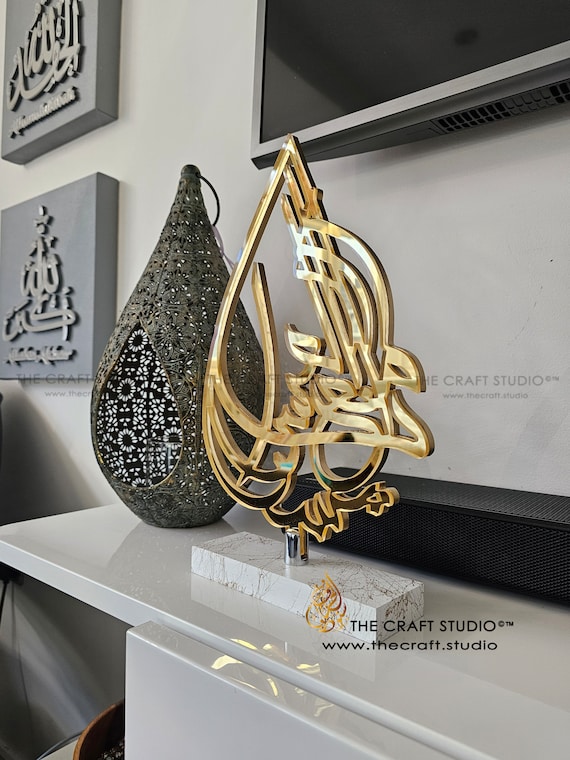 Carved Large Mihrab Mirror - Limed And Painted Finish Carved Large Mihrab Mirror - Limed And Painted Finish