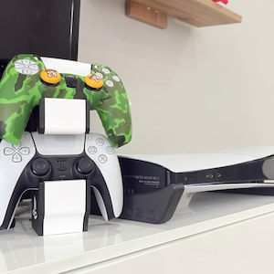 PS5-Controller-Ständer zur Wand- oder Tischmontage, Halterung für zwei PlayStation 5-Controller, DualSense Edge-Display, PS5-Zubehör, Geschenk für Gamer