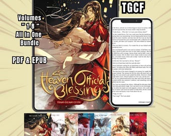 Novela de la Bendición del Oficial Celestial, Tian Guan Ci Fu (TGCF) Volumen 1-8 PDF y EPUB, Descarga Digital
