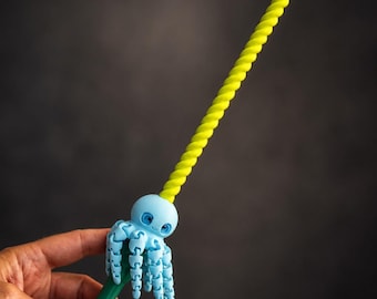 Juguete giratorio con forma de pulpo: Rompecabezas 3D, adorno de estrella de mar (varios modelos)