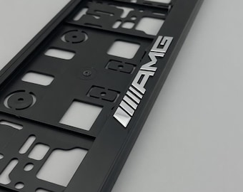 AMG MERCEDES Benz kentekenplaatframe 3D | Mercedes-Benz auto-accessoires | Euro-stijl plaathouder | Kennzeichenhalter