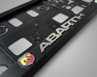 Cornice portatarga 3D ABARTH | Accessori auto ABARTH | Portatarga stile europeo | Kennzeichenhalter