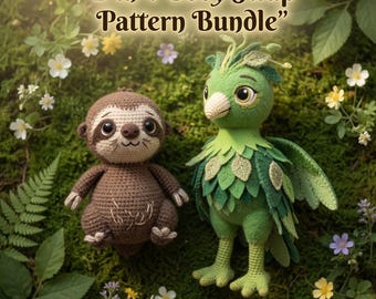 Swapped Ollie and Ivy Crochet Pattern Bundle | Netflix Movie Amigurumi | Pookoo & Javan Body Swap 2-in-1 PDF