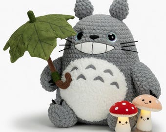 Jumbo Totoro Crochet Pattern | Giant Floor Pillow Plush (PDF Download)
