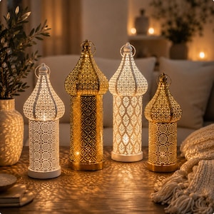 Lampada d'ambiente marocchina – Accogliente luce notturna orientale
