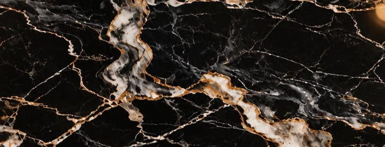 Black Onyx Oval Dining Table, Luxury Natural Stone Furniture With Gold ...