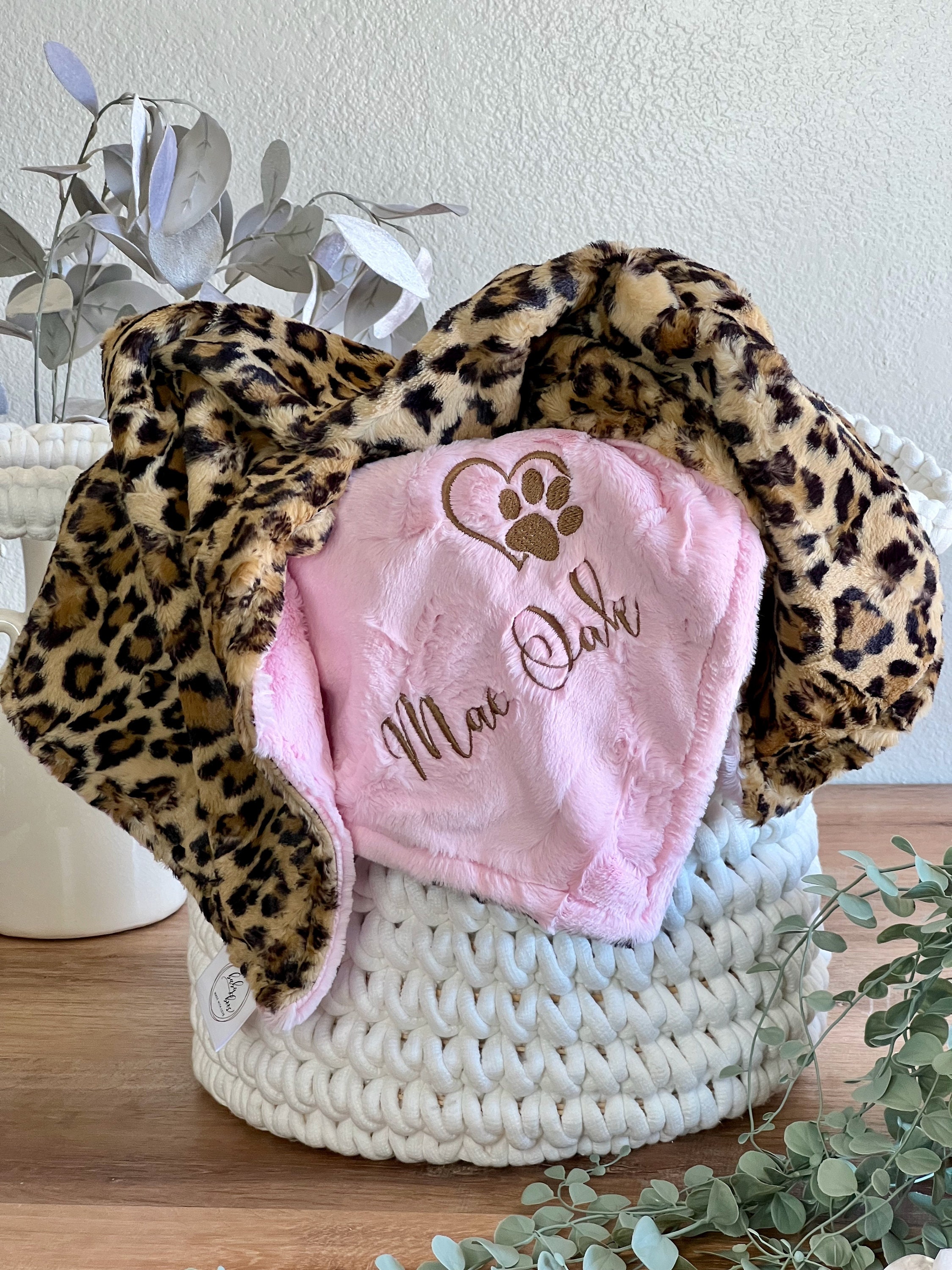 Leopard Dog Blanket Etsy Canada