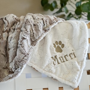 Personalized dog blanket etsy sale