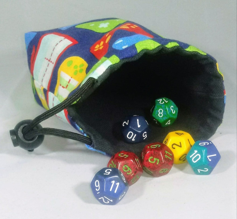 DnD Bag of Holding Meeples Tokens RPG Pathfinder Gamer Dice Bag for