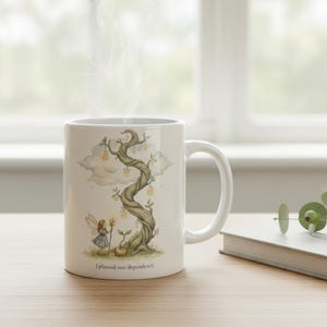 One Dependency Mug – JavaScript Fable — Watercolor Programmer Gift, view 3 of 8