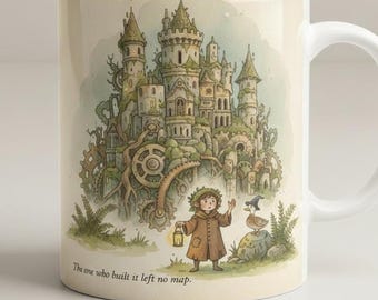 Legacy Code Watercolor Mug – Inherited Castle Art, Developer Gift