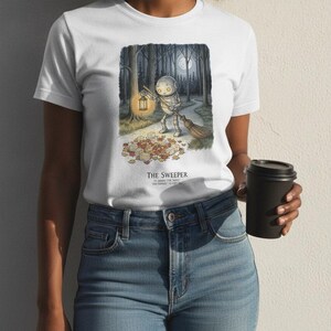 The Sweeper T-Shirt, Watercolour Robot Coding Humor Tee, Backend Developer Gift