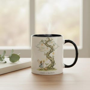 One Dependency Mug – JavaScript Fable — Watercolor Programmer Gift, view 8 of 8