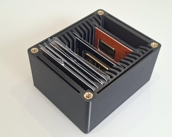 Gold Bar Storage Box – 15 Slots | Fits Valcambi, Argor-Heraeus, Pamp (Up to 50g/pcs)